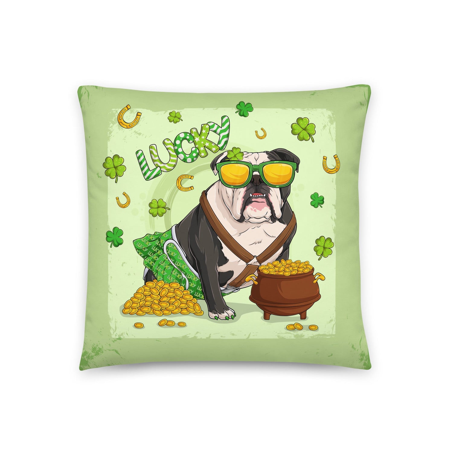 &quot;Lucky&quot; Throw Pillow