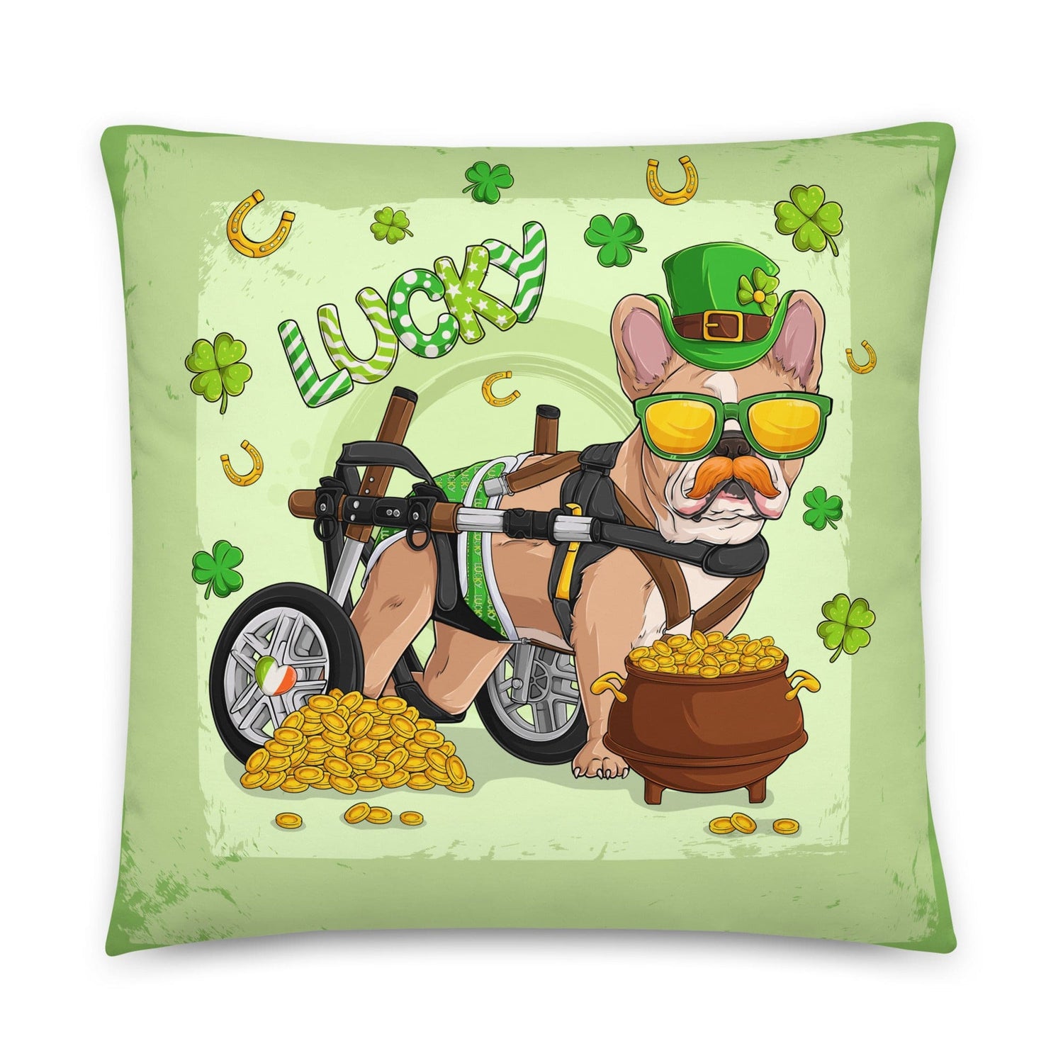 &quot;Lucky&quot; Throw Pillow