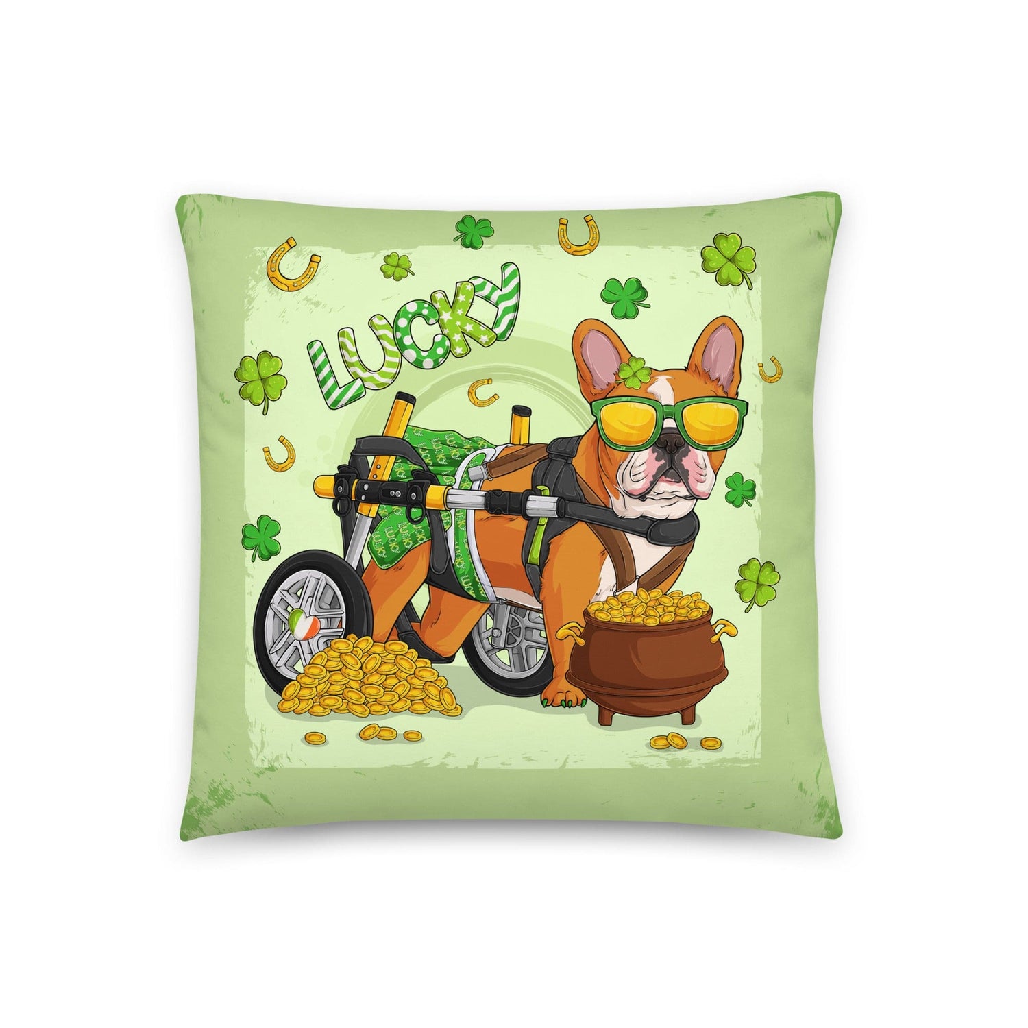 &quot;Lucky&quot; Throw Pillow