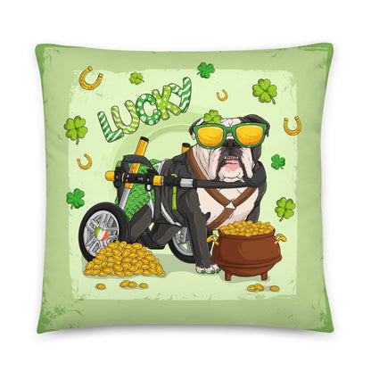 &quot;Lucky&quot; Throw Pillow