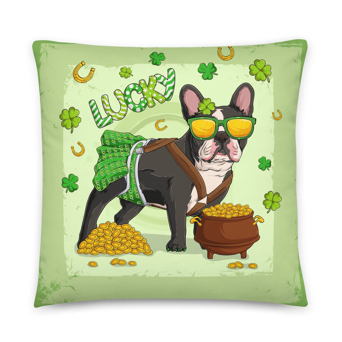 &quot;Lucky&quot; Throw Pillow