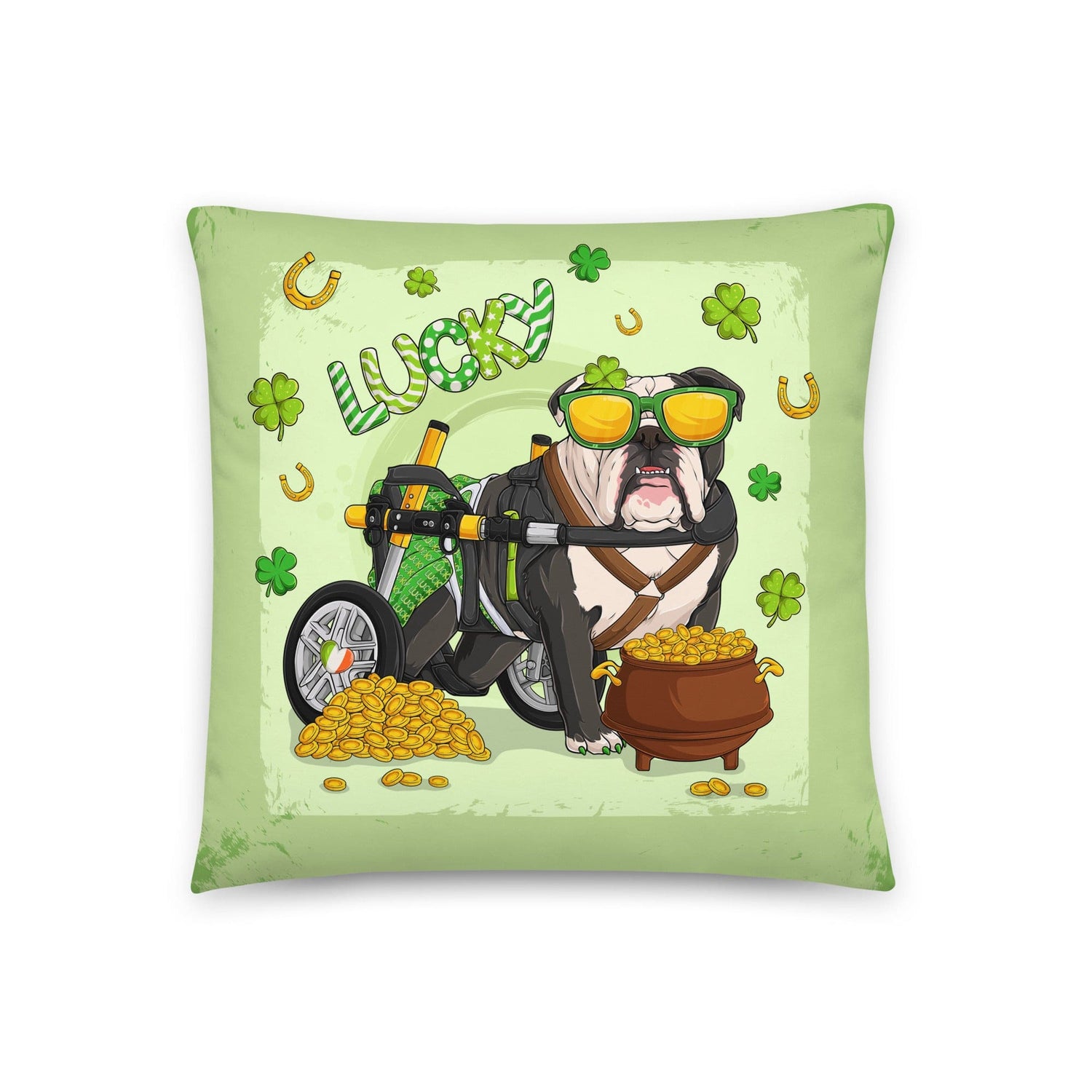 &quot;Lucky&quot; Throw Pillow