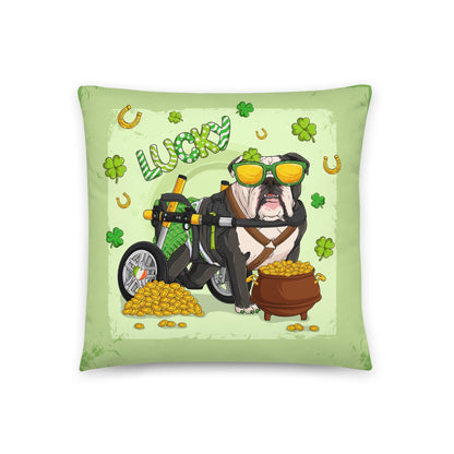 &quot;Lucky&quot; Throw Pillow