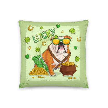 &quot;Lucky&quot; Throw Pillow