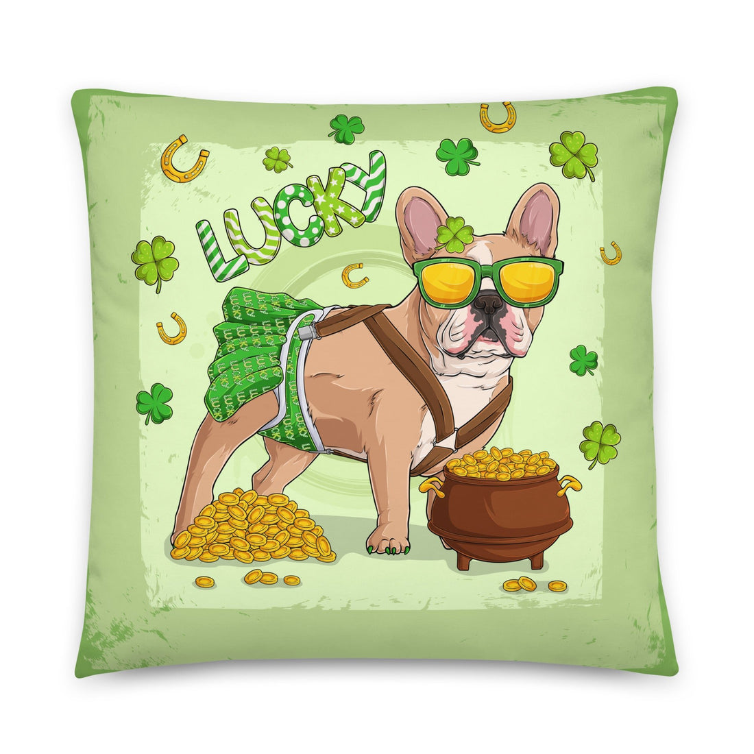 &quot;Lucky&quot; Throw Pillow