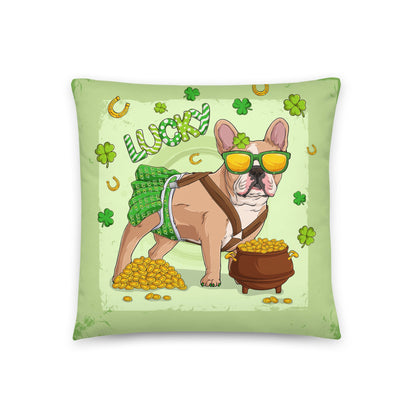 &quot;Lucky&quot; Throw Pillow