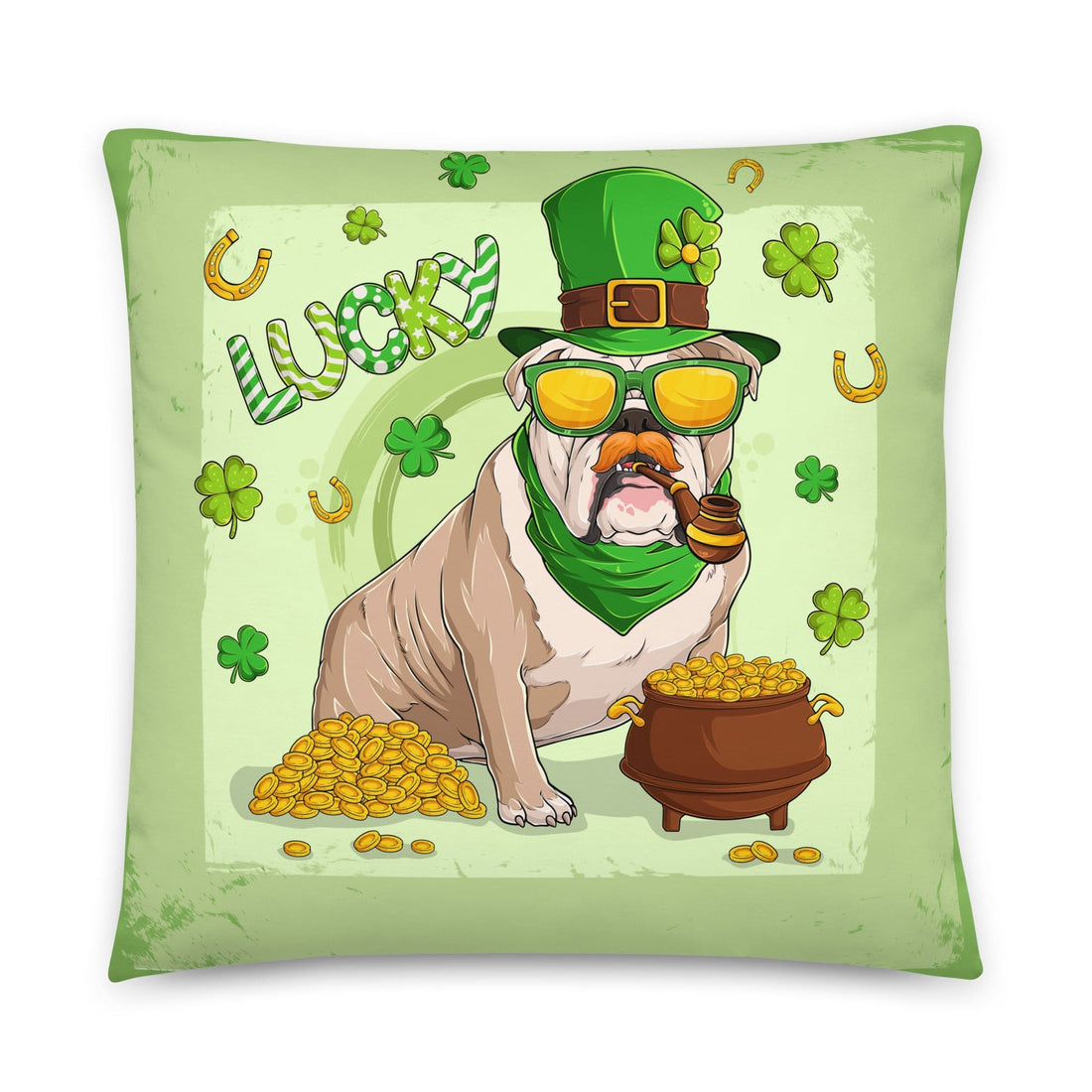 &quot;Lucky&quot; Throw Pillow
