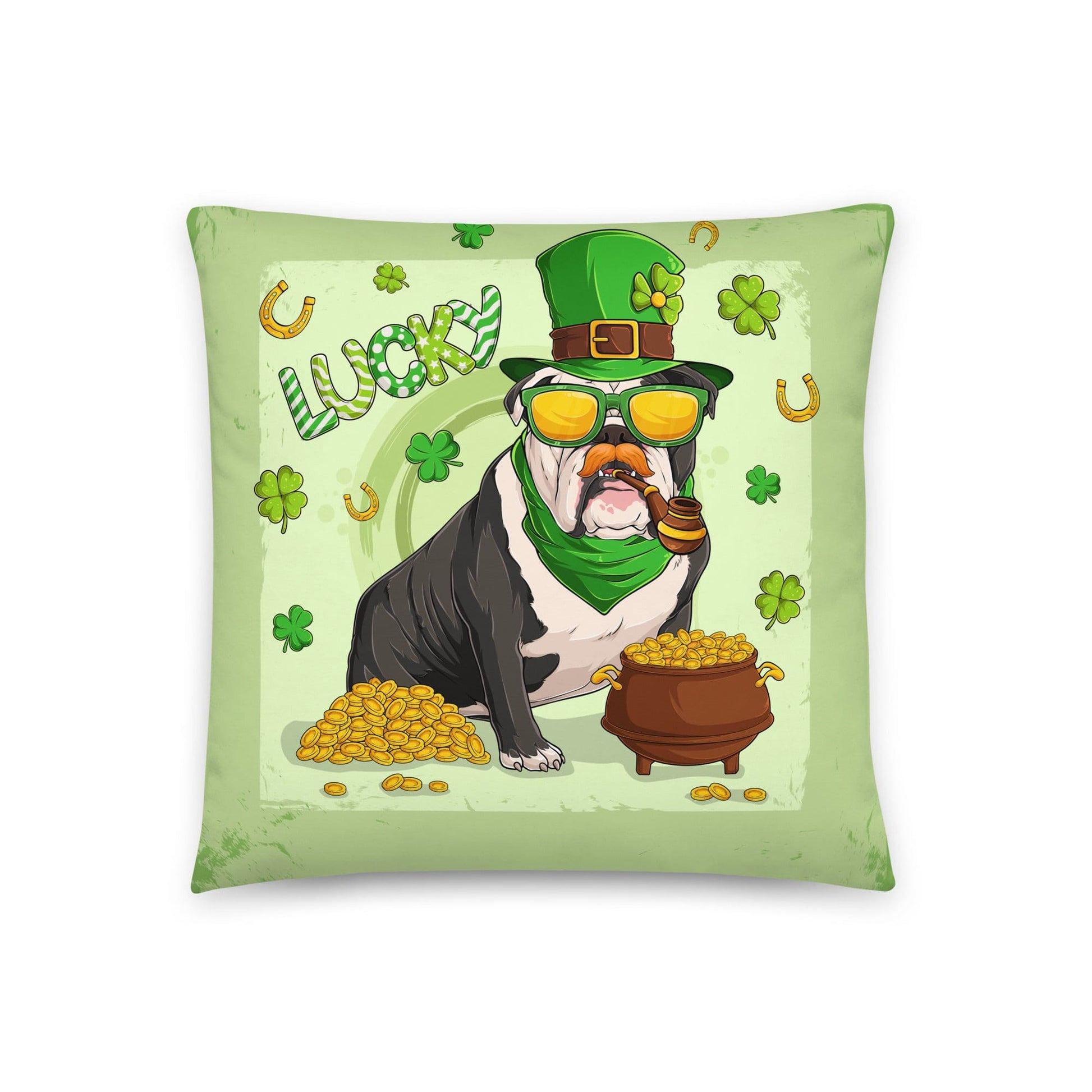 "Lucky Throw Pillow