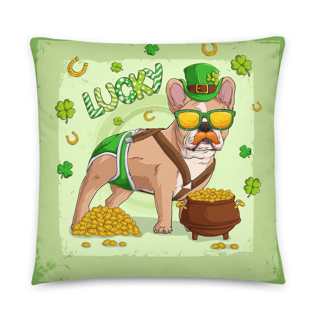 &quot;Lucky&quot; Throw Pillow