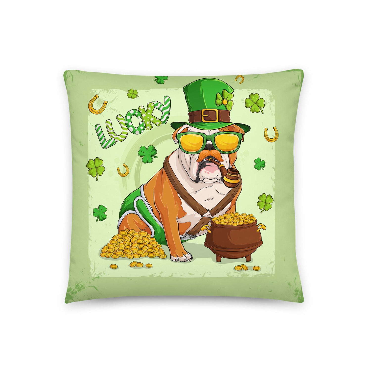 &quot;Lucky&quot; Throw Pillow