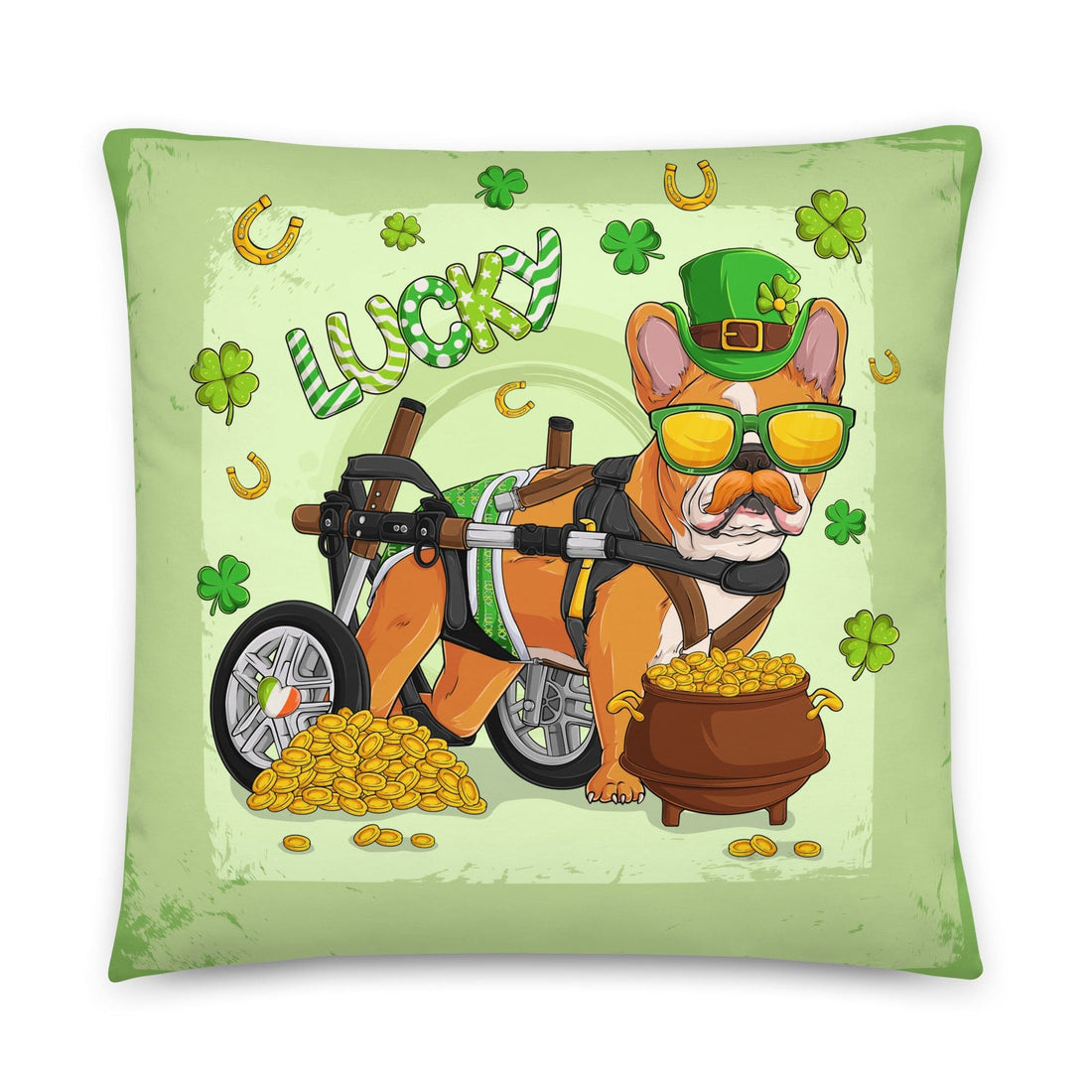 &quot;Lucky&quot; Throw Pillow