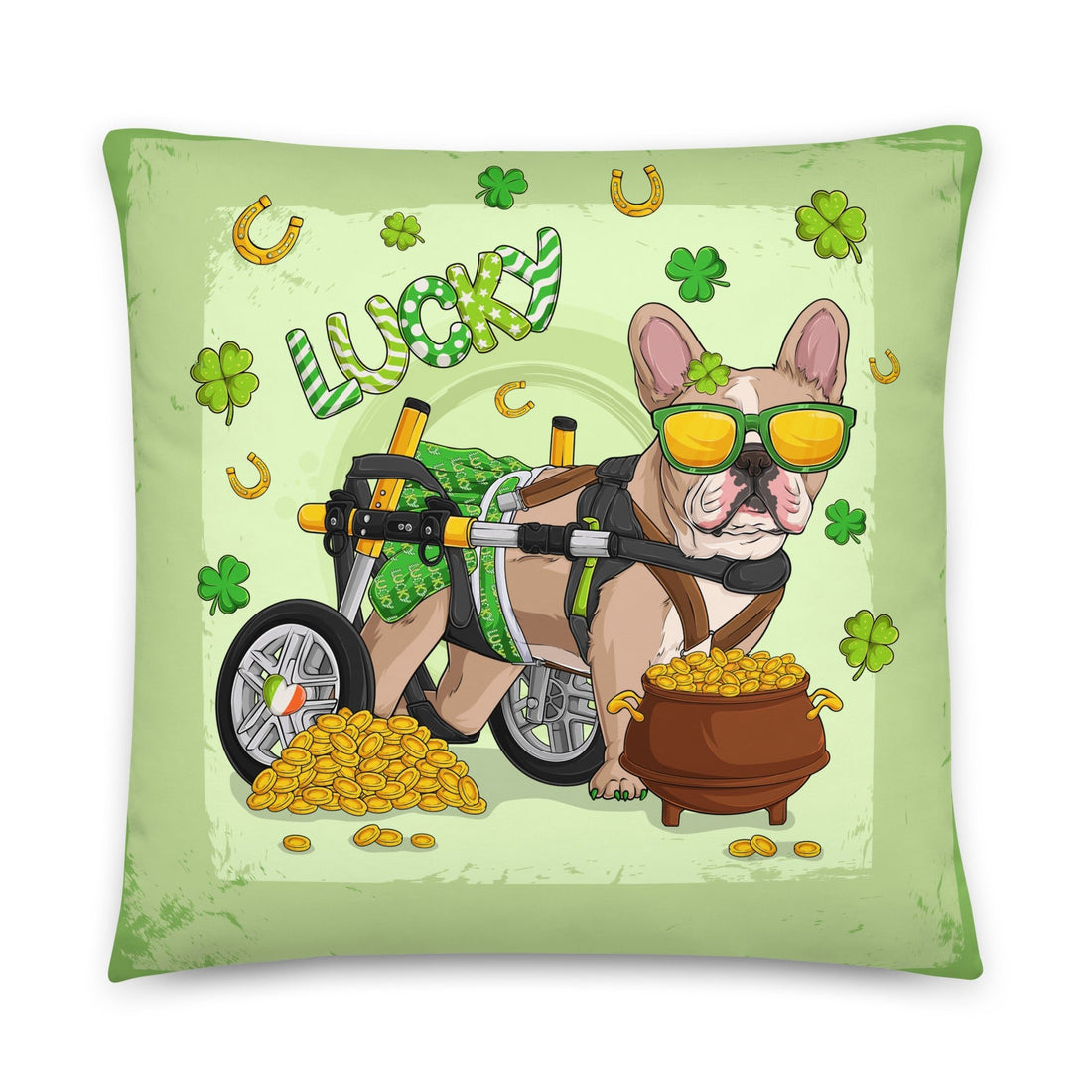 &quot;Lucky&quot; Throw Pillow