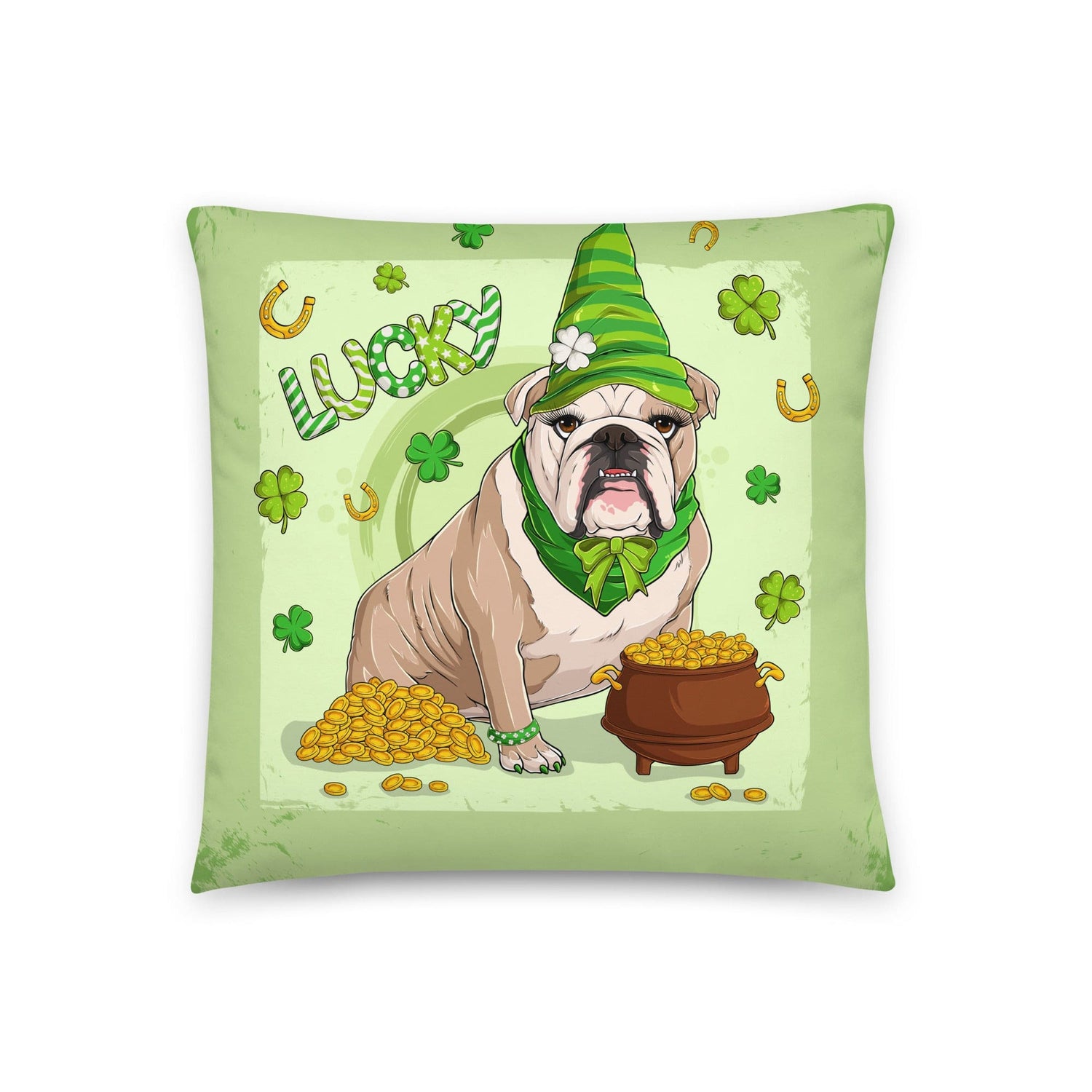 &quot;Lucky&quot; Throw Pillow
