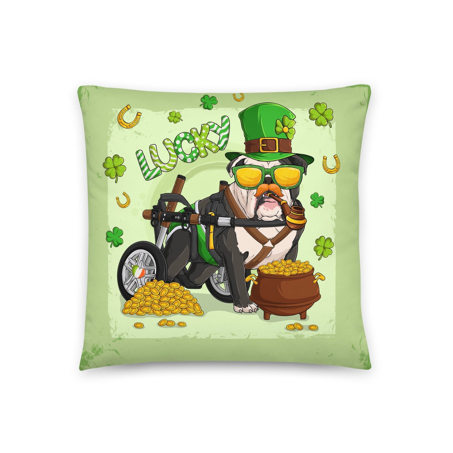 &quot;Lucky&quot; Throw Pillow