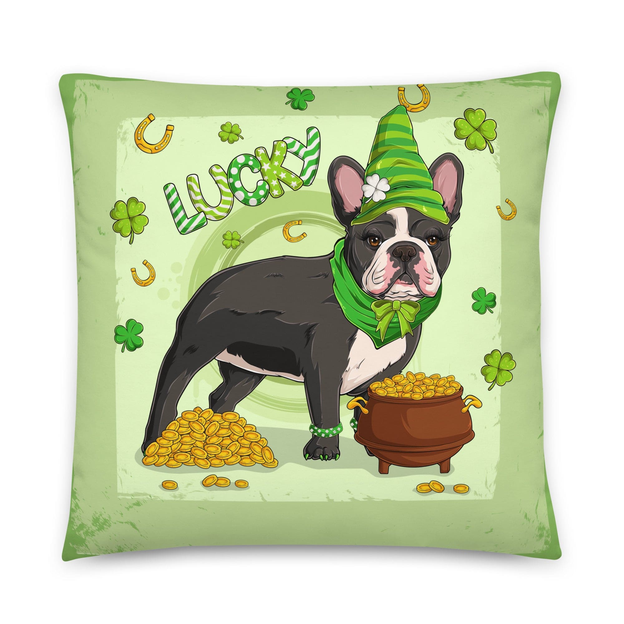 &quot;Lucky&quot; Throw Pillow
