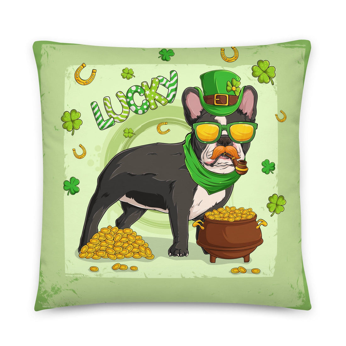 &quot;Lucky&quot; Throw Pillow