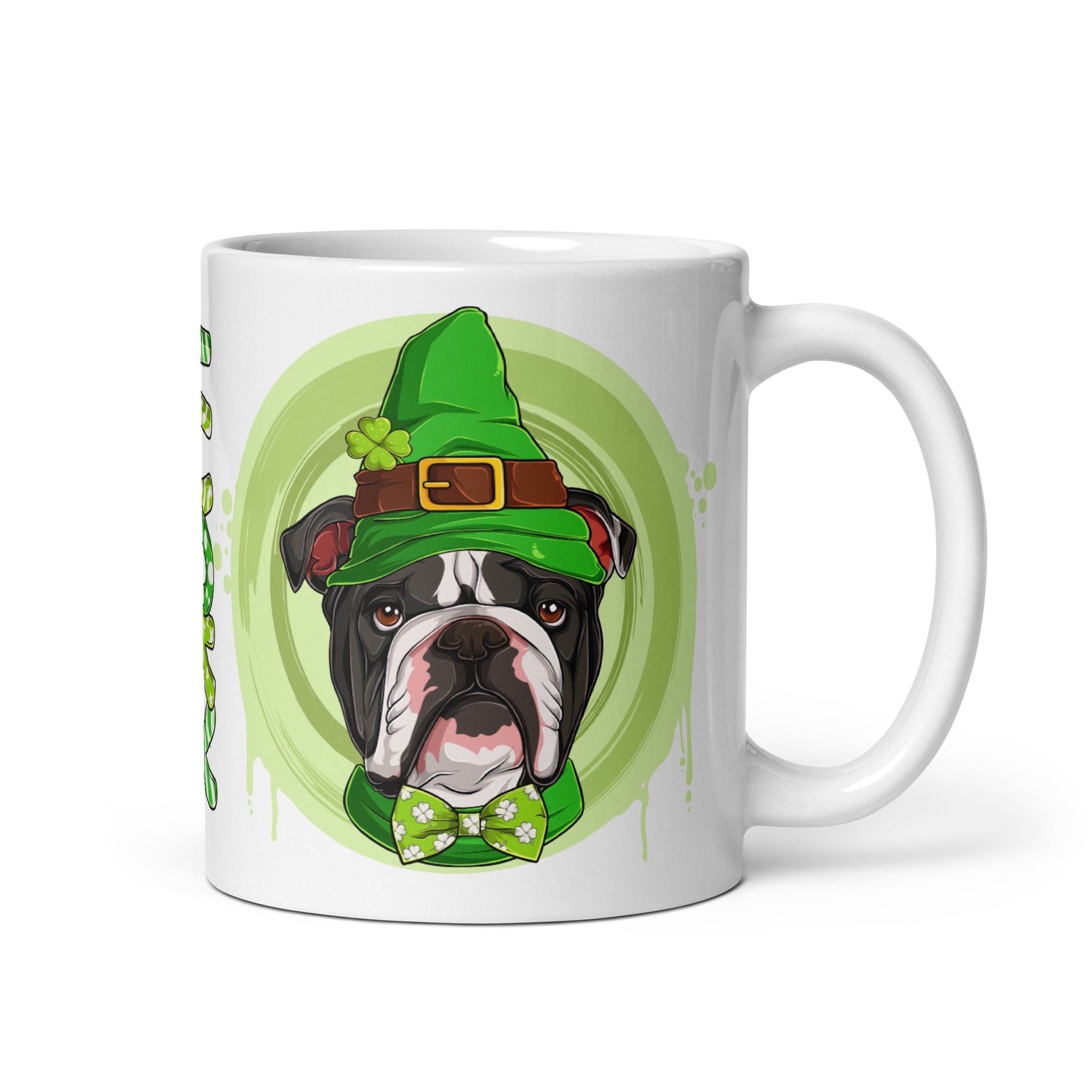 Lucky White Glossy Mug