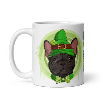 Lucky White Glossy Mug