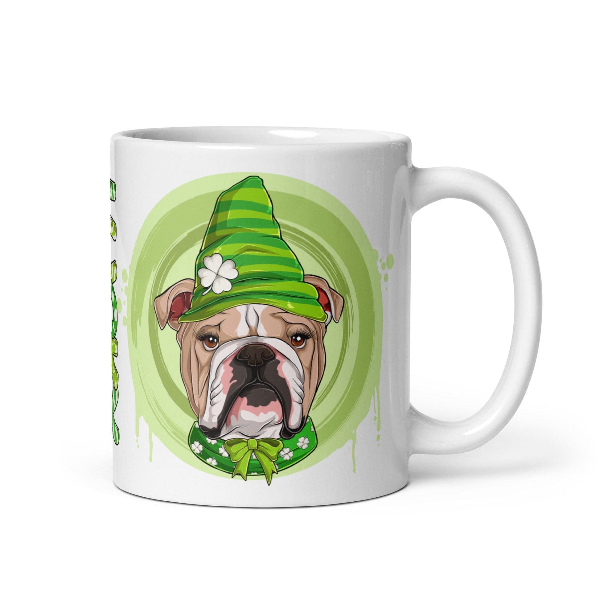 Lucky White Glossy Mug