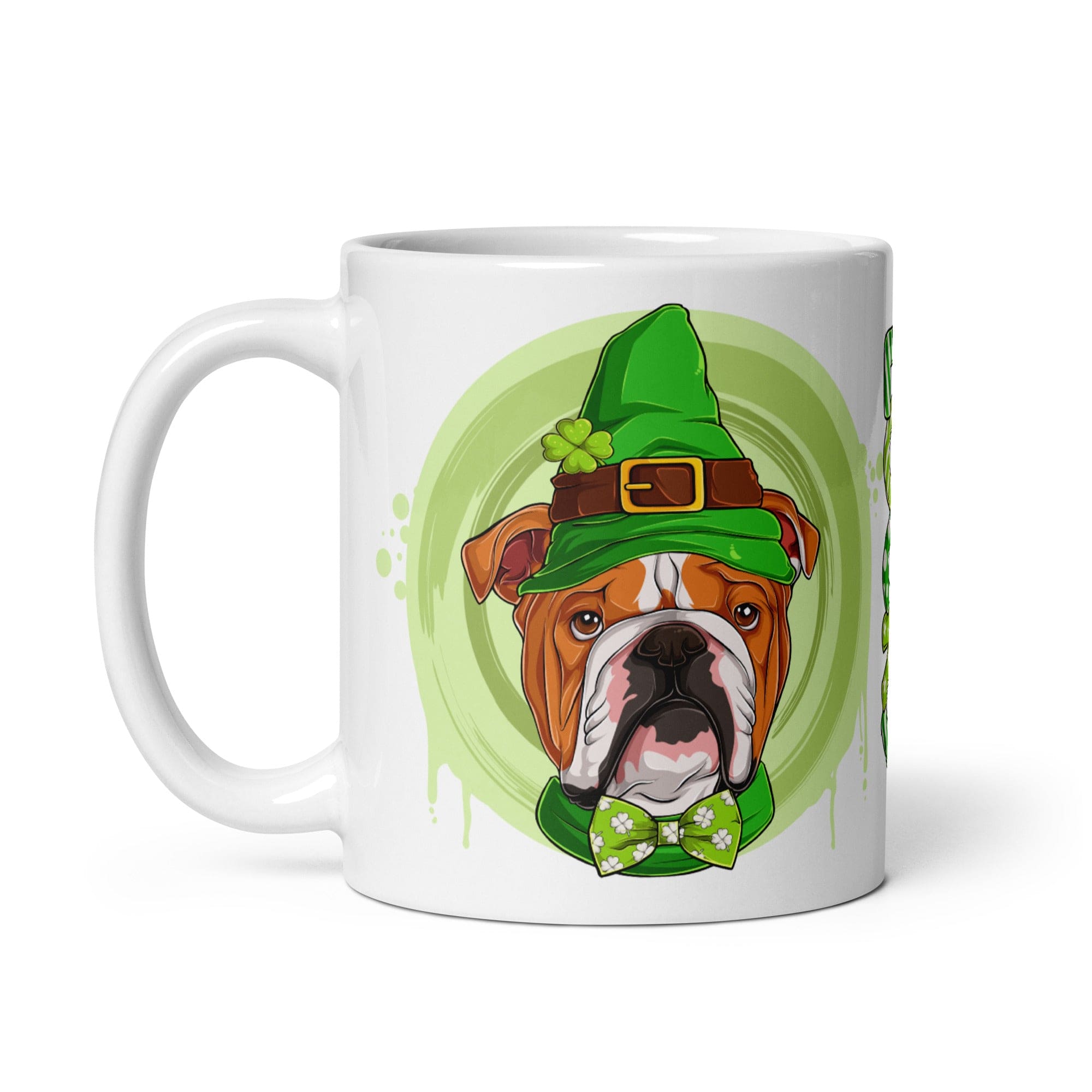 Lucky White Glossy Mug