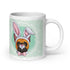 Male Easter Frenchie Mug (20oz) | Red & White Colored