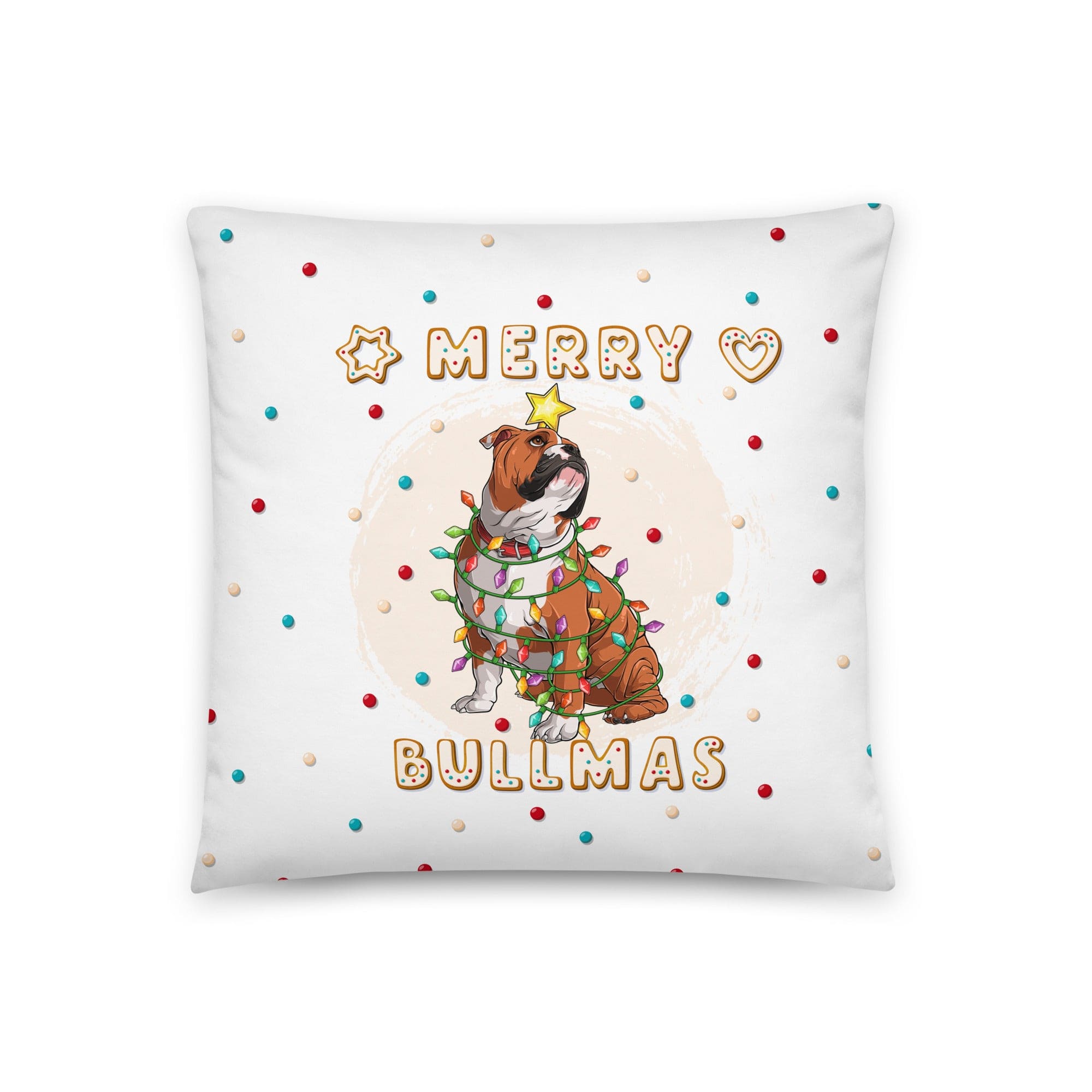 Merry Bullmas Basic Pillow