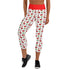 "Merry Bullmas" English Bulldog Capri Leggings | Red & White Colored