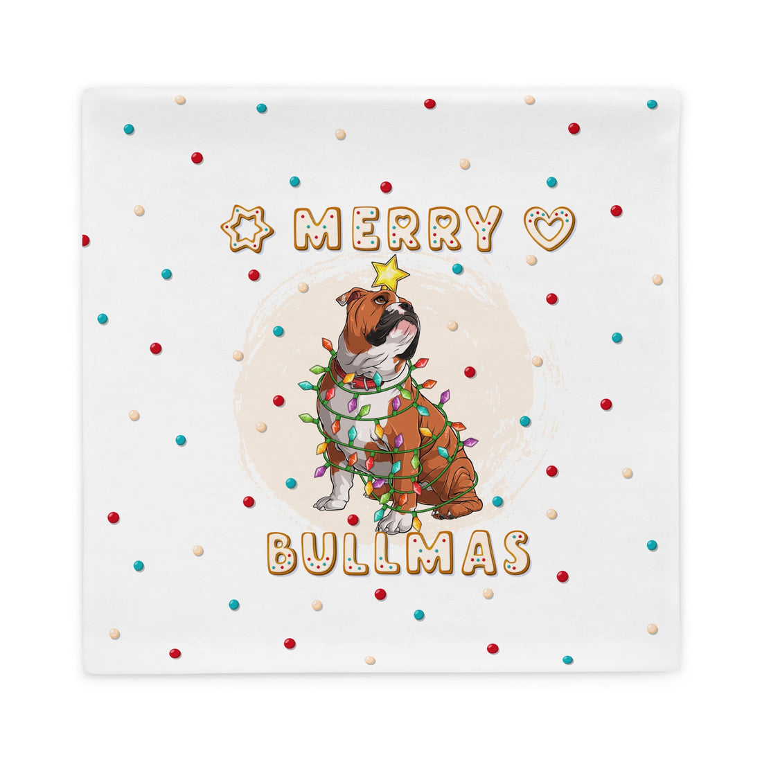 Merry Bullmas Pillow Case