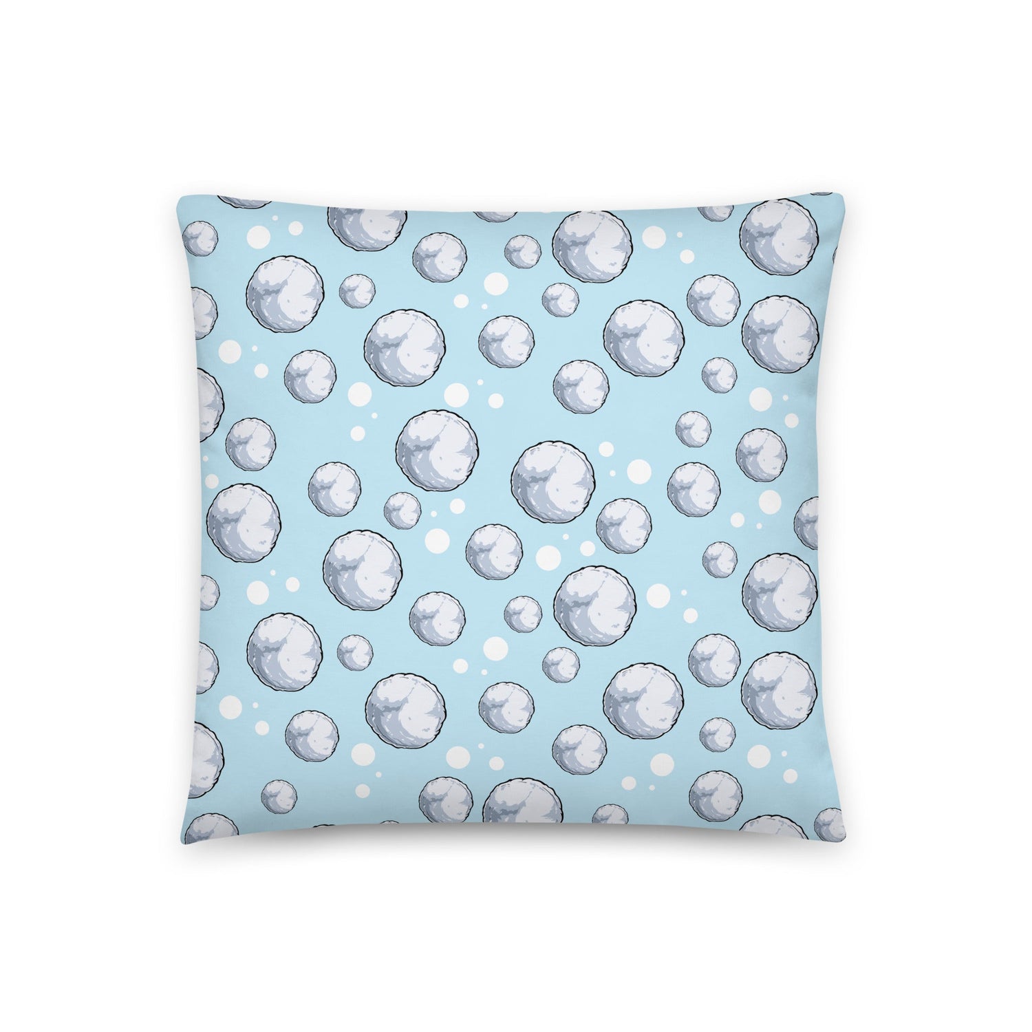 &quot;Merry Christmas&quot; Mrs. Claus Bulldog Throw Pillow | B&amp;W Colored