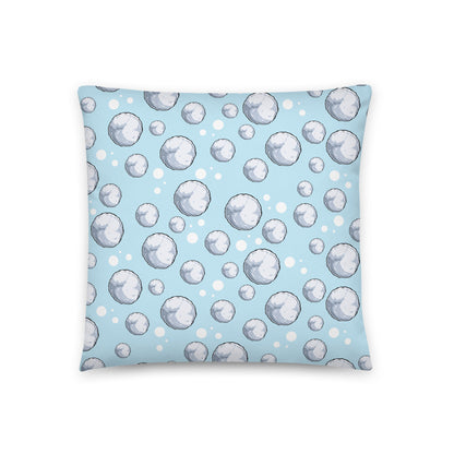 &quot;Merry Christmas&quot; Mrs. Claus Bulldog Throw Pillow | B&amp;W Colored