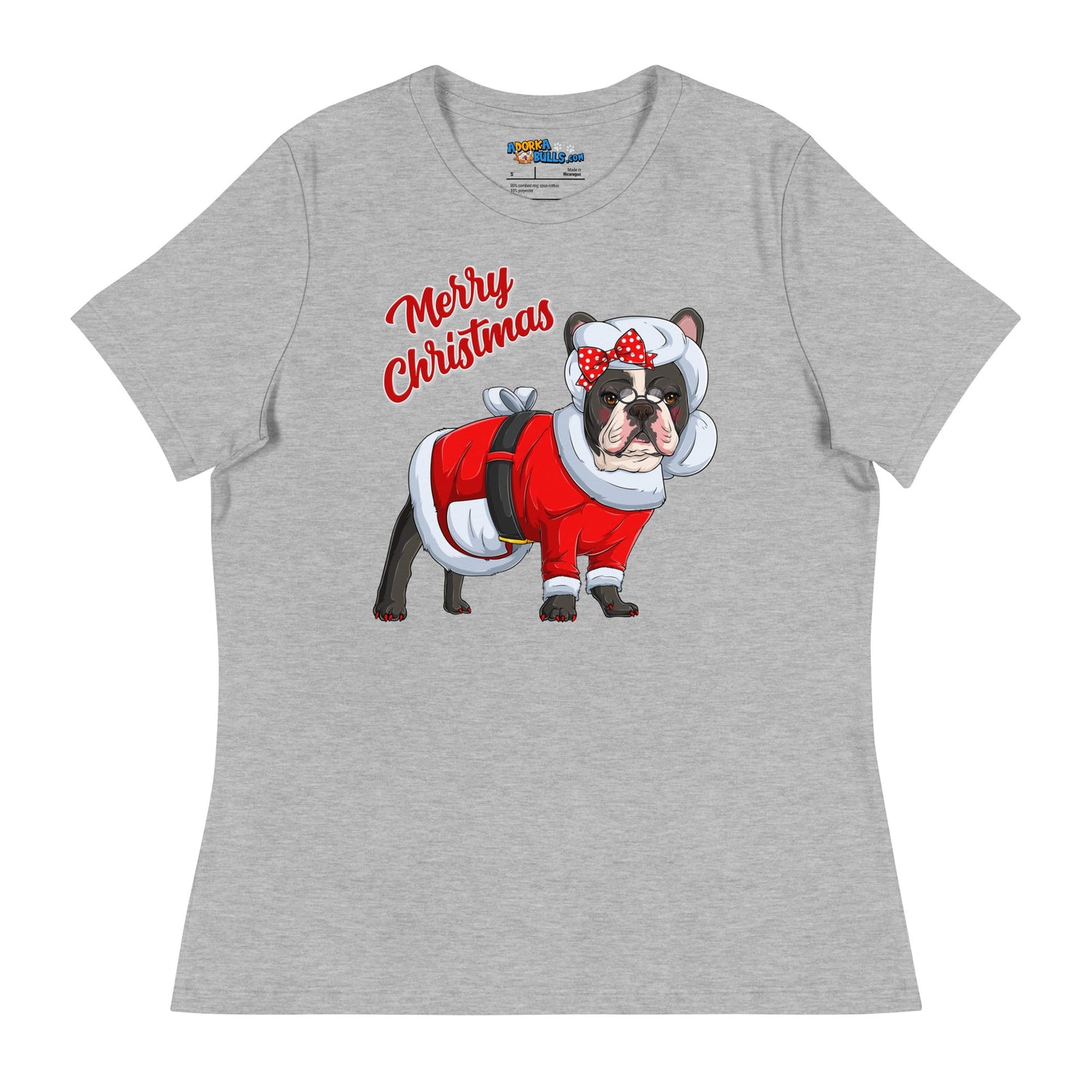 &quot;Merry Christmas&quot; Mrs. Claus Frenchie Women&