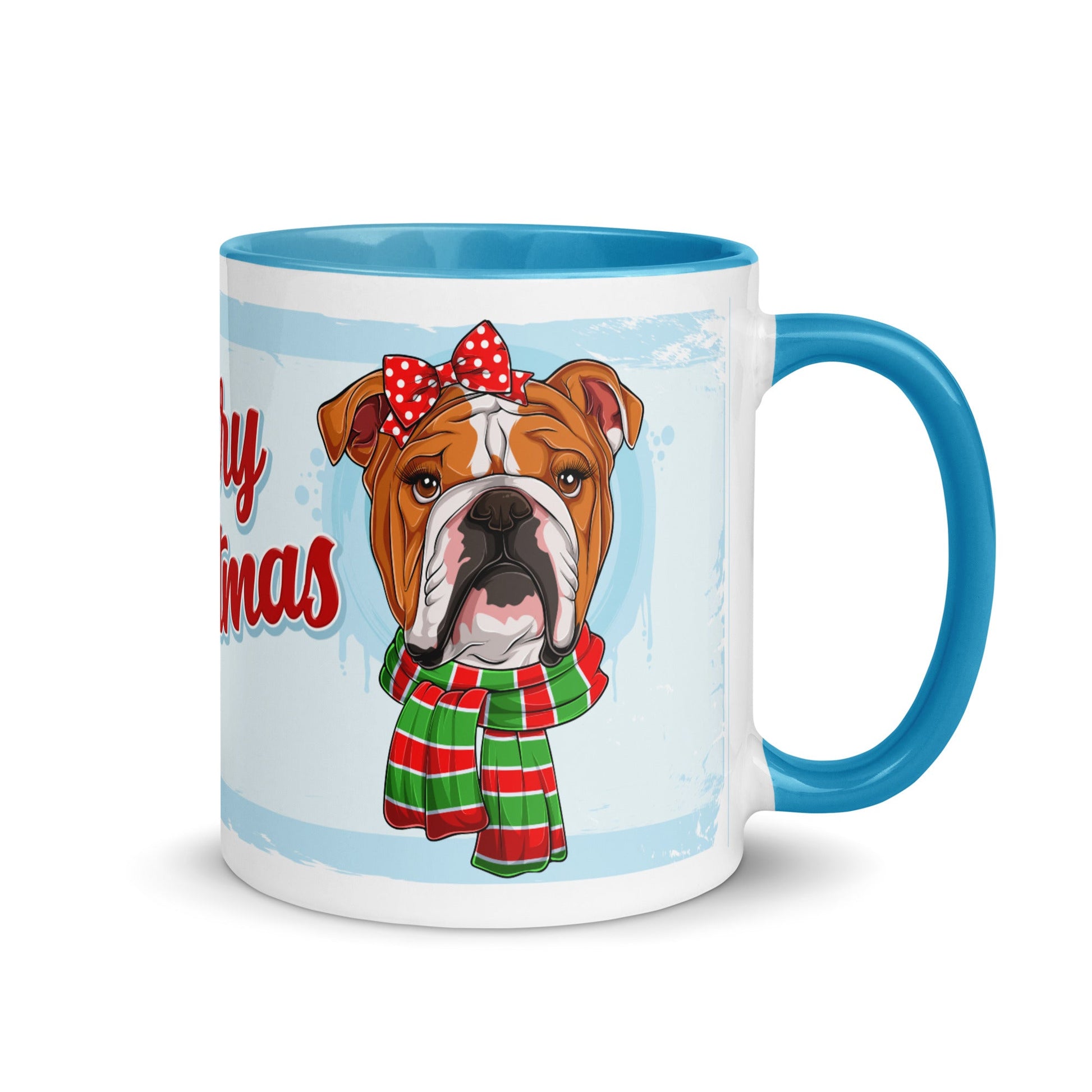 Merry Christmas Mug with Color Inside