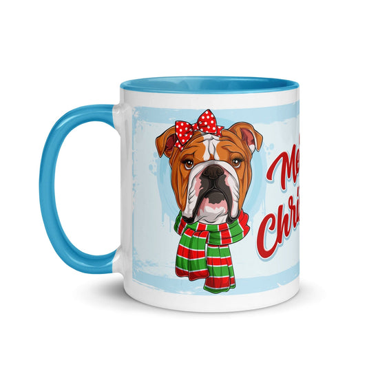 Merry Christmas Mug with Color Inside