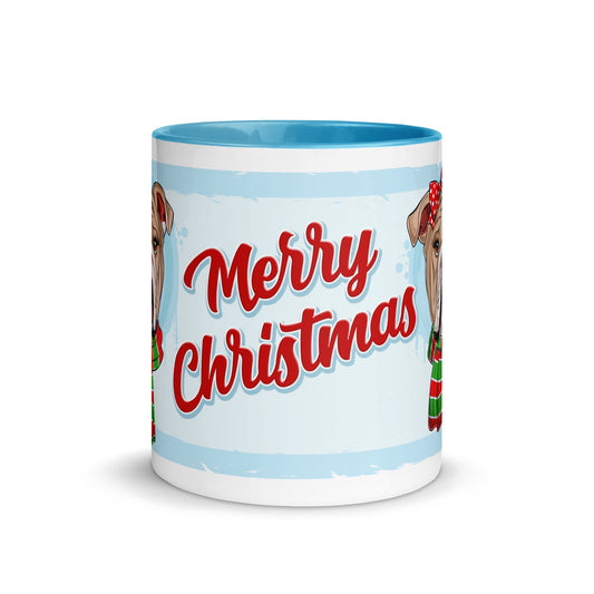 Merry Christmas Mug with Color Inside