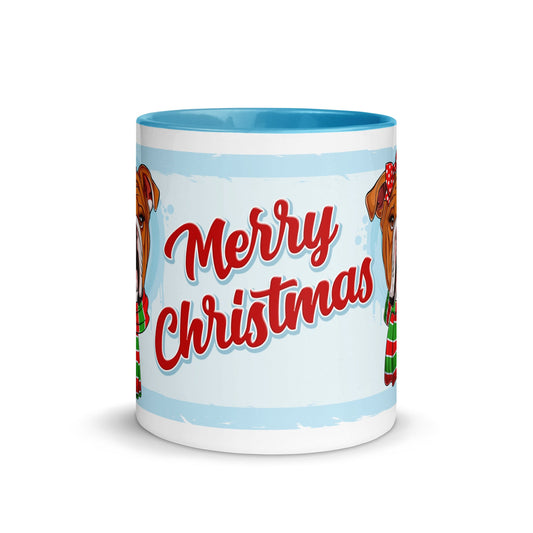 Merry Christmas Mug with Color Inside