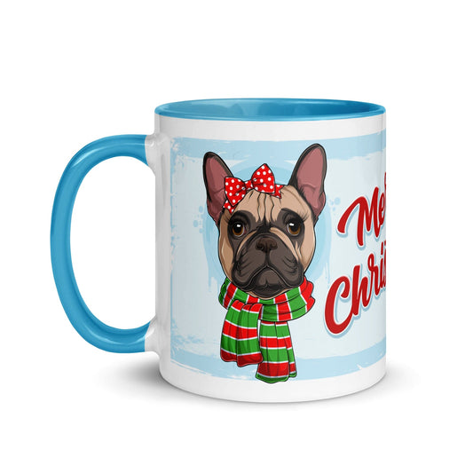 Merry Christmas Mug with Color Inside