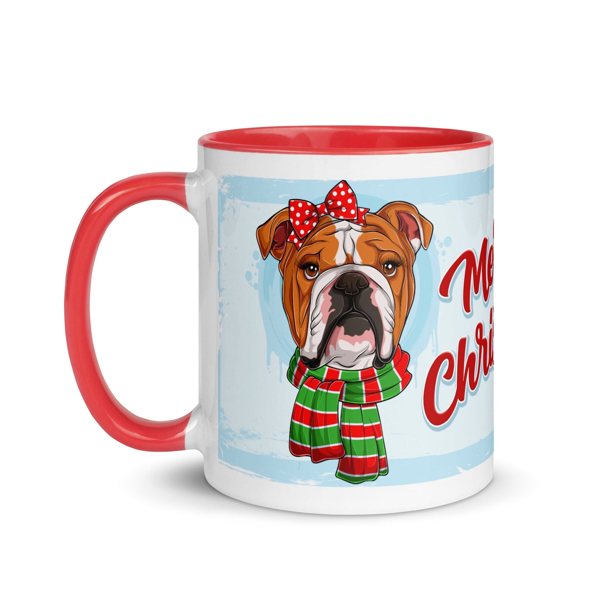 Merry Christmas Mug with Color Inside