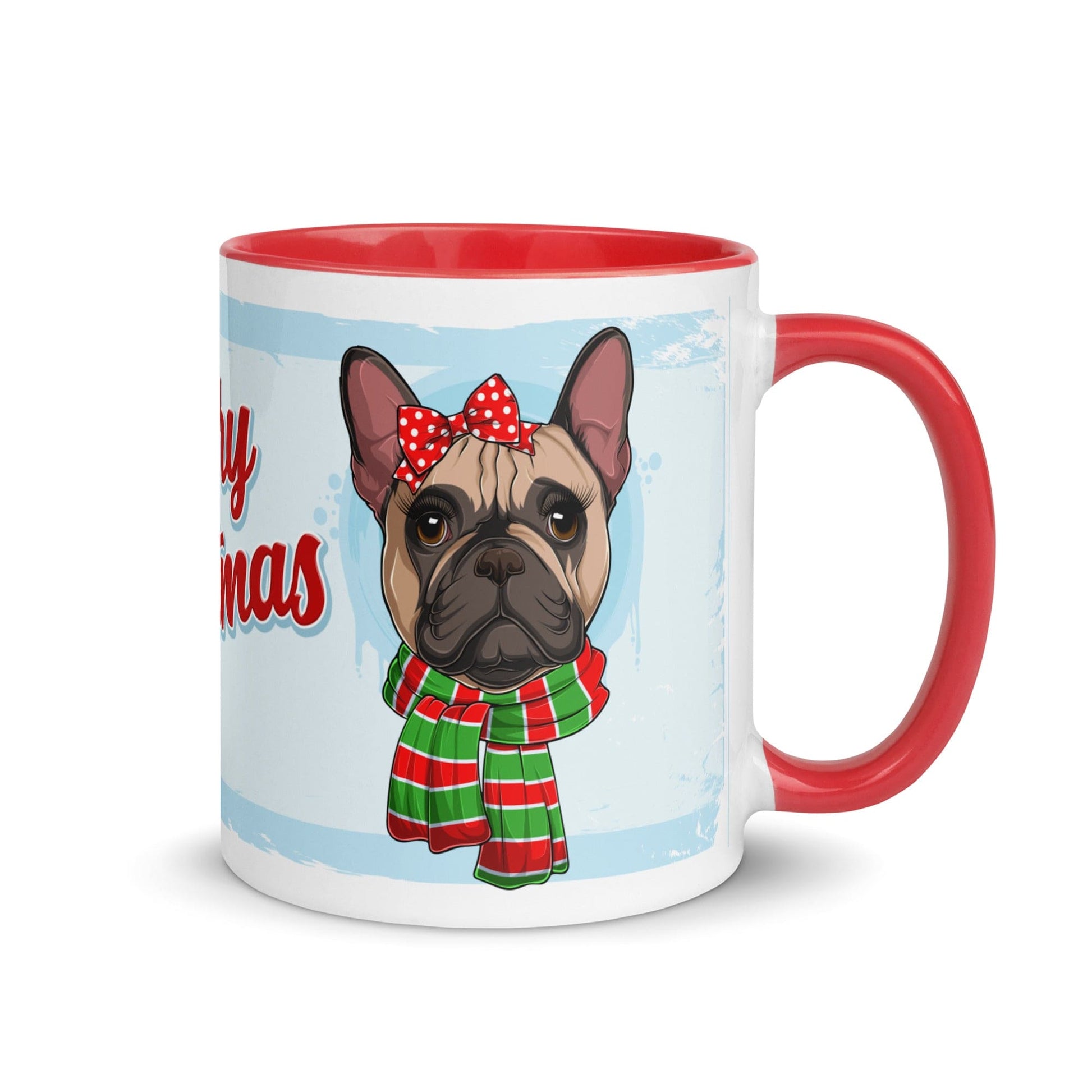 Merry Christmas Mug with Color Inside