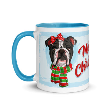 Merry Christmas Mug with Color Inside