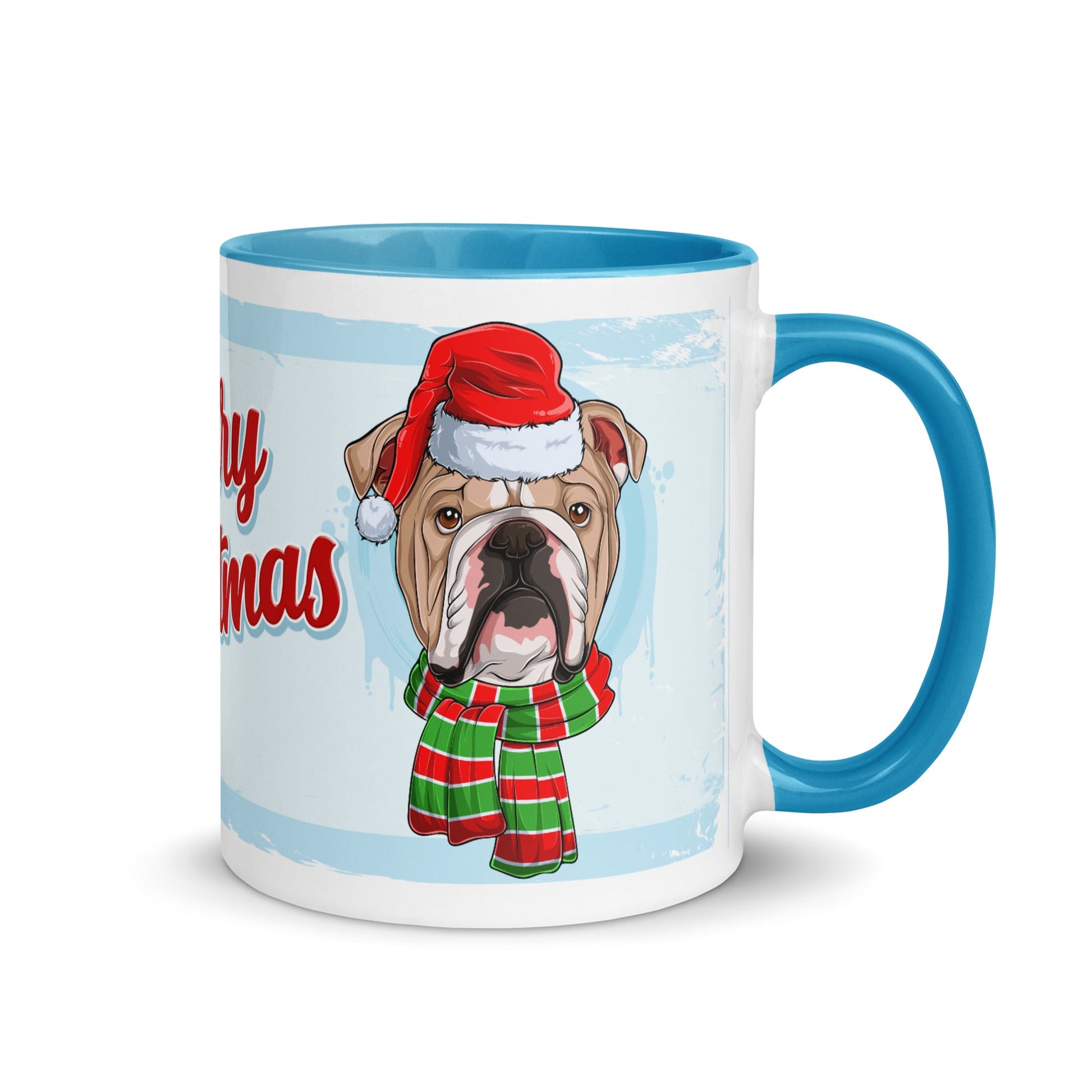 Merry Christmas Mug with Color Inside