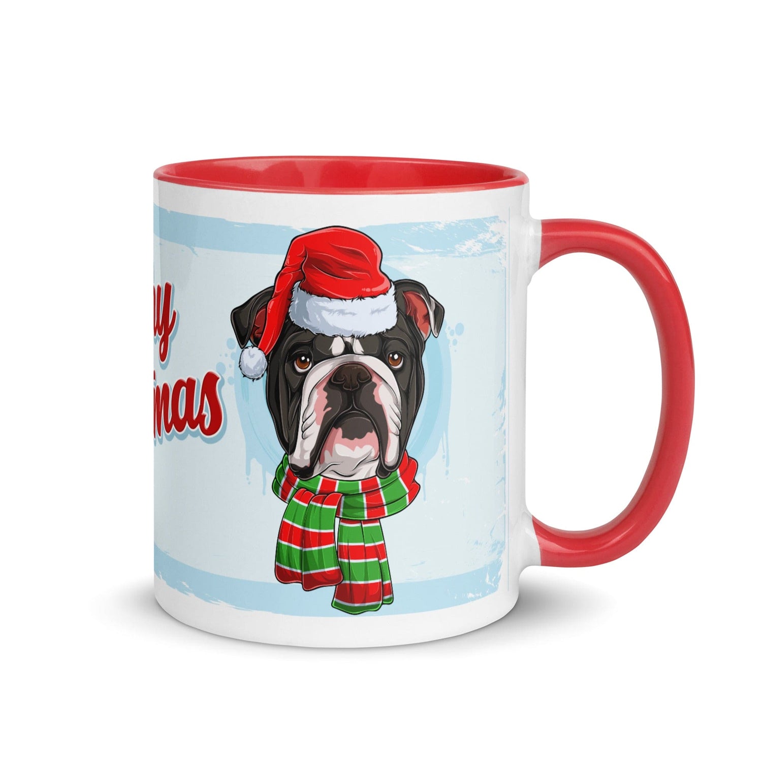 Merry Christmas Mug with Color Inside