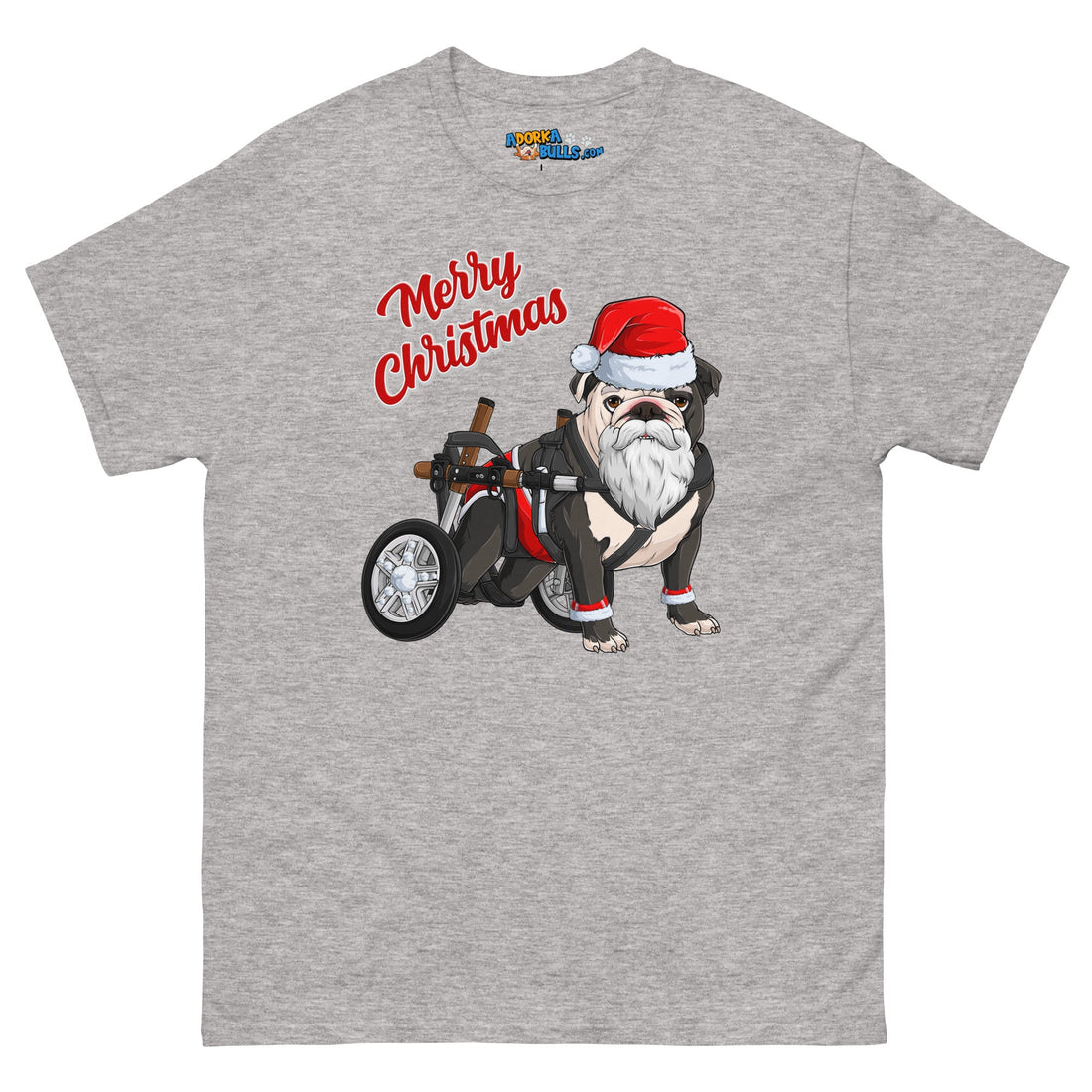 "Merry Christmas" Santa Bulldog Men&