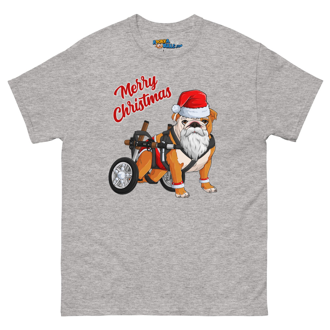 "Merry Christmas" Santa Bulldog Men&