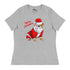 "Merry Christmas" Santa Bulldog Women&