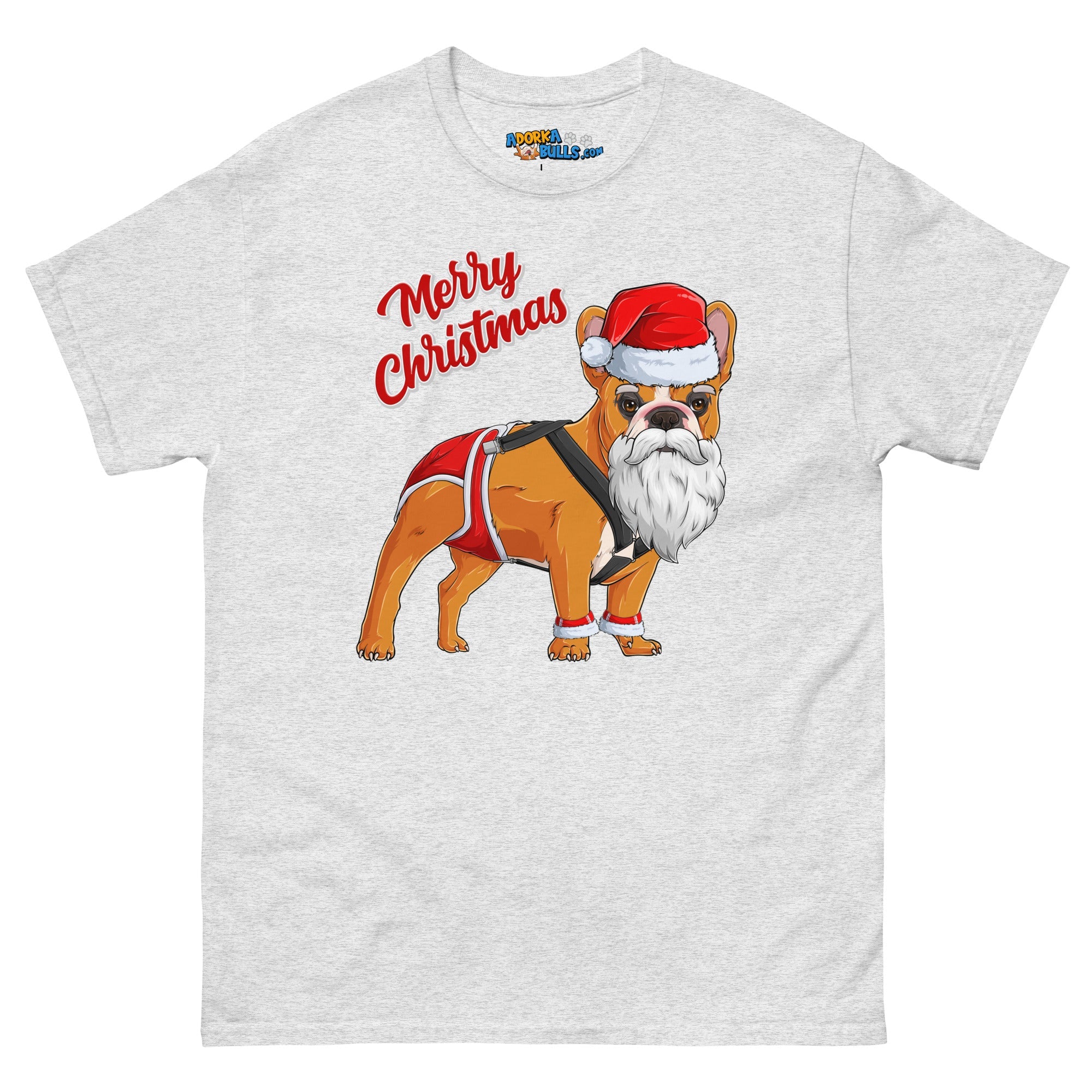 &quot;Merry Christmas&quot; Santa Frenchie Men&