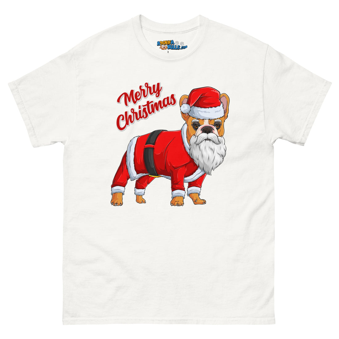 "Merry Christmas" Santa Frenchie Men&