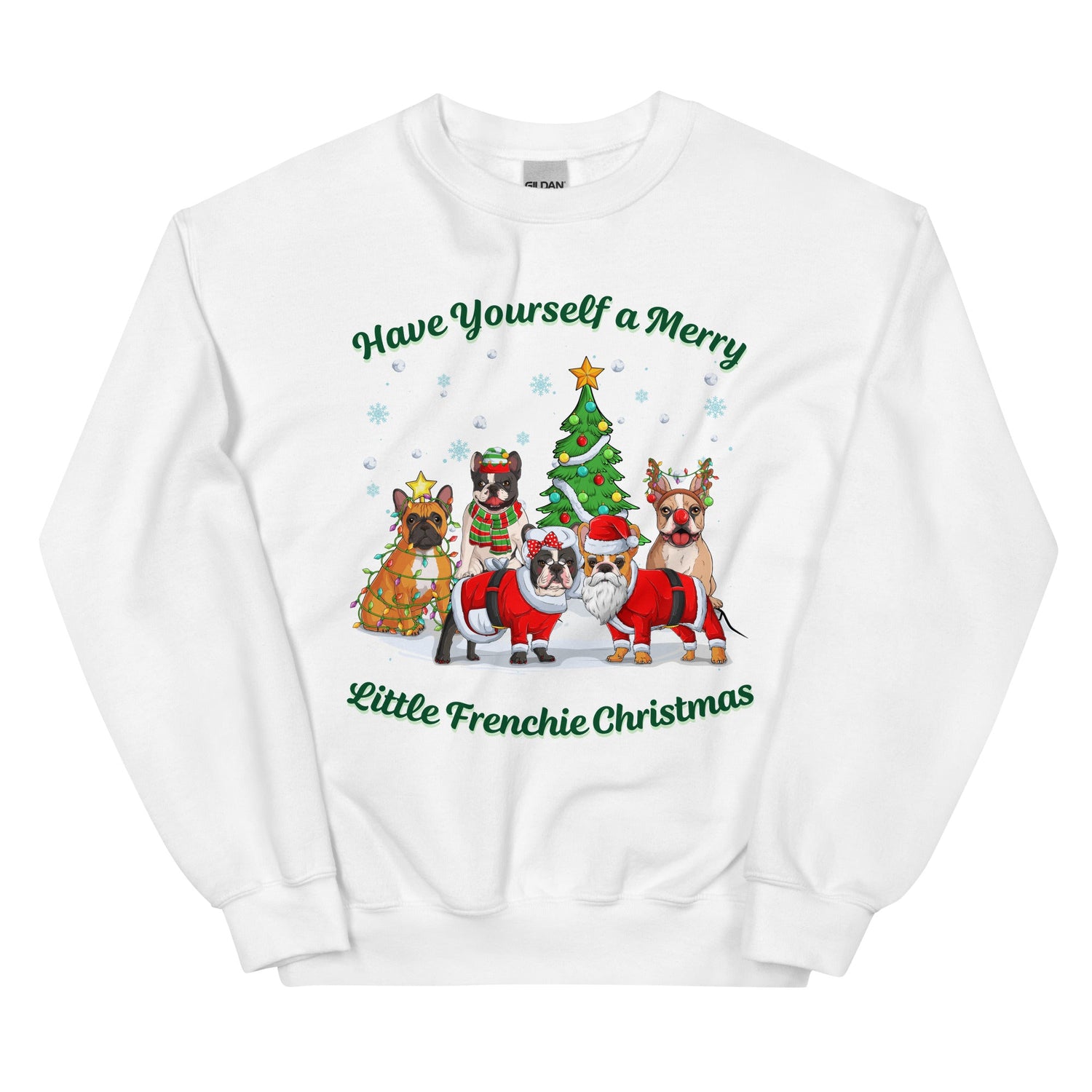 Merry Little Frenchie Christmas Sweatshirt