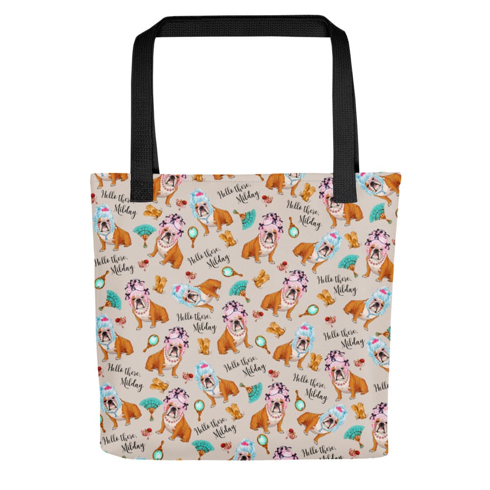 &quot;Milady&quot; English Bulldog Tote Bag