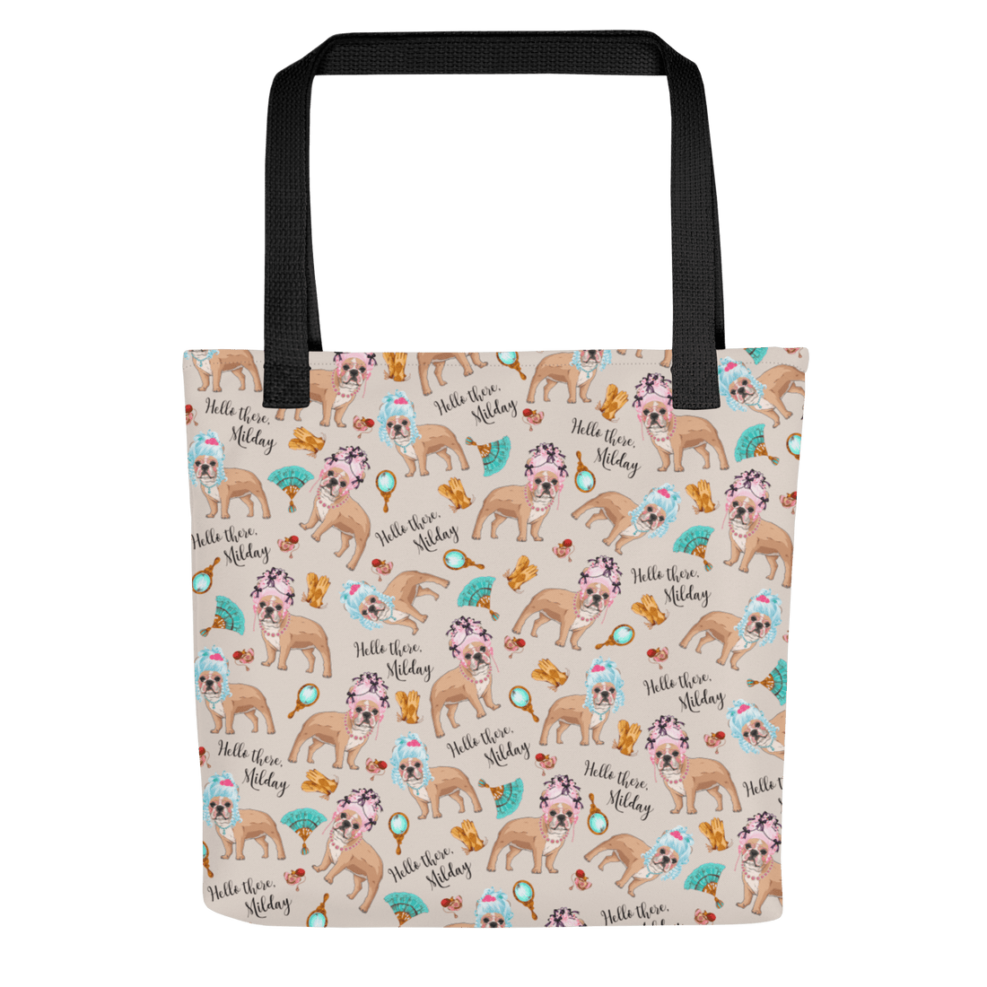"Milady" French Bulldog Tote Bag