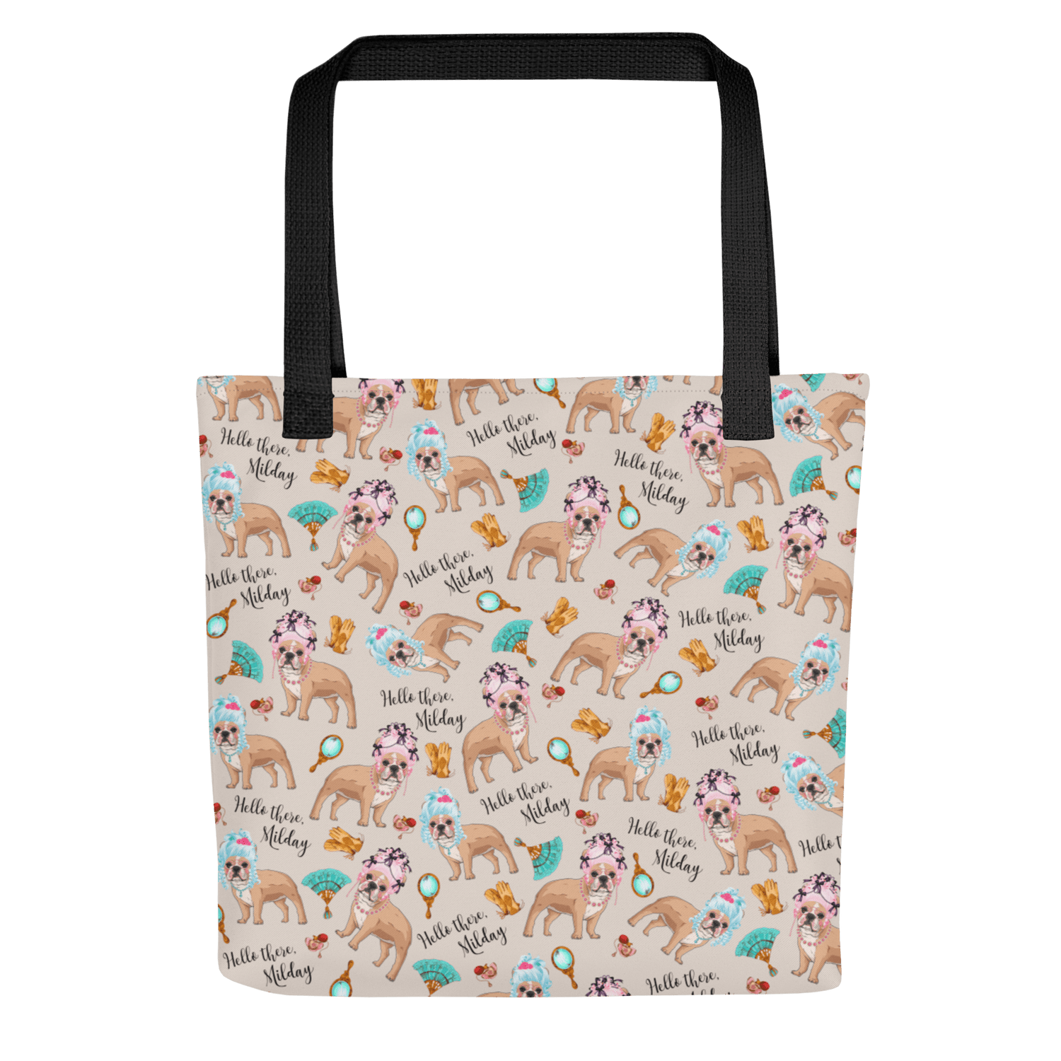 "Milady" French Bulldog Tote Bag